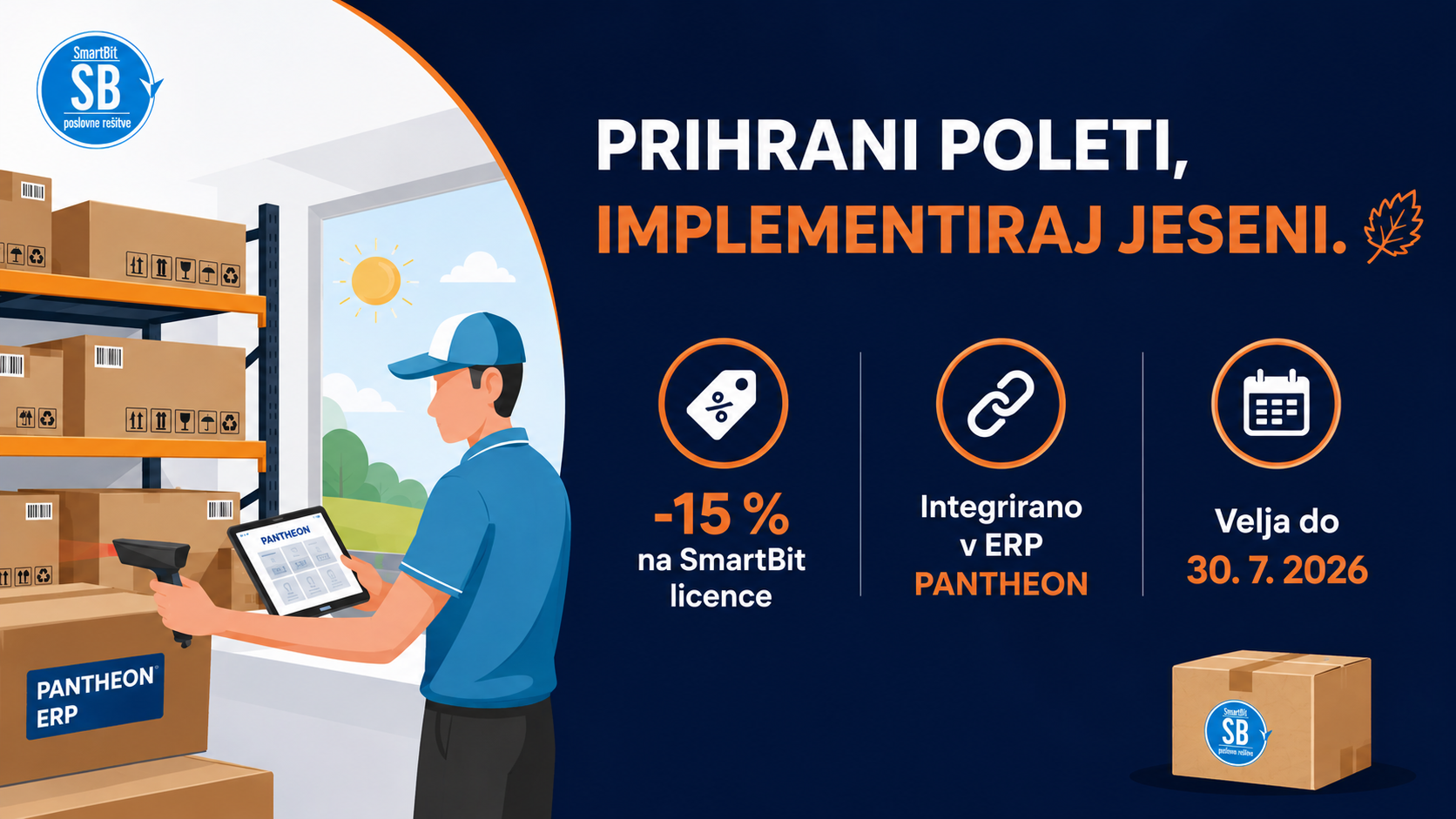 Prihrani poleti, implementiraj jeseni ERP PANTHEON SmartBit rešitve